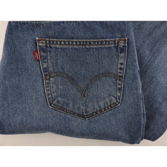 Vintage Levis 550 Relaxed Fit Jeans Mens 36x32 Medium Wash Denim Made Colombia - Picture 6 of 9